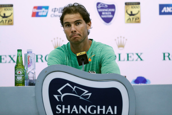 Rafa rarin' to go in Shanghai