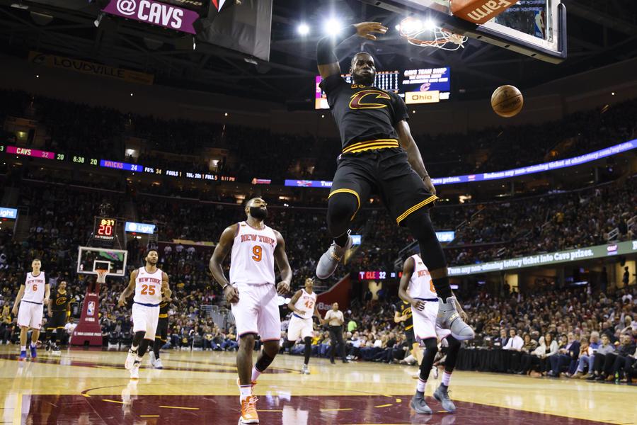 Cavaliers rout Knicks 117-88 in season opener