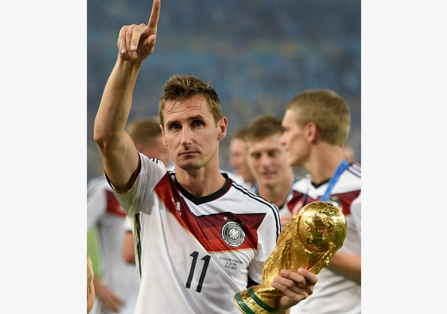 German international Miroslav Klose retires