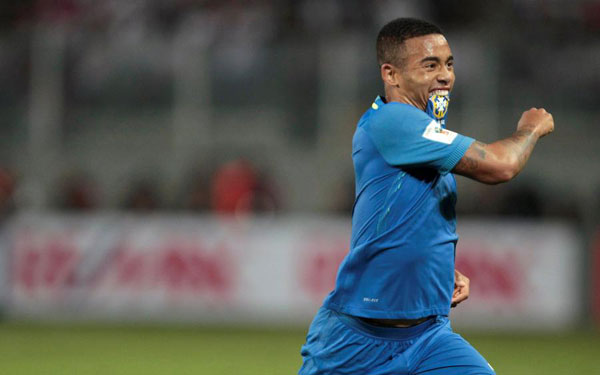 Gabriel Jesus named Brazilian Serie A player of year