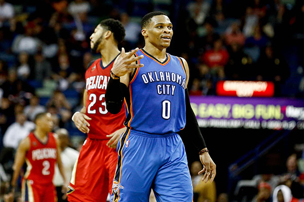 Boston's Thomas and Oklahoma City's Westbrook named NBA Players of the Week