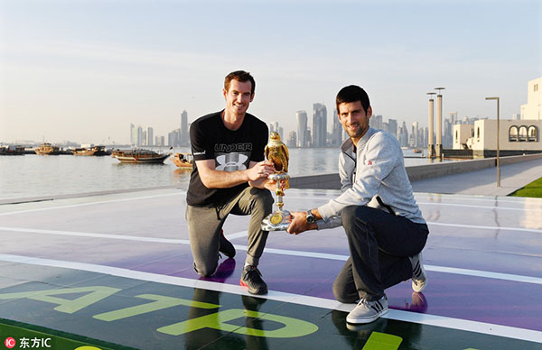 Djokovic advances at Qatar Open after slow start