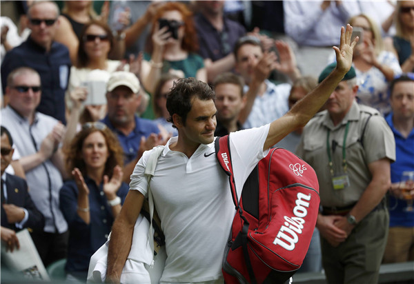 Emotional Federer on target, Djokovic survives