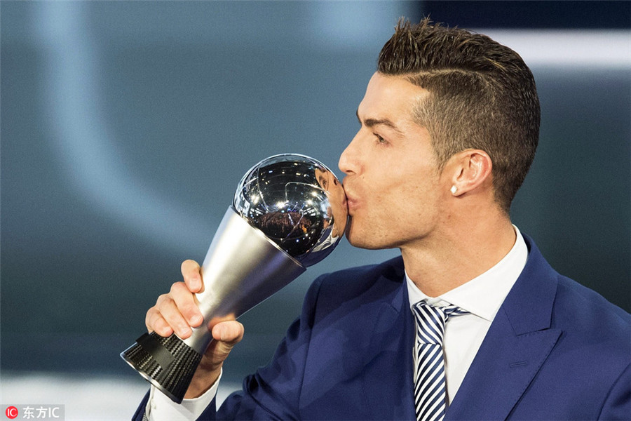 FIFA declares Cristiano Ronaldo best men's player[1]- Chinadaily.com.cn