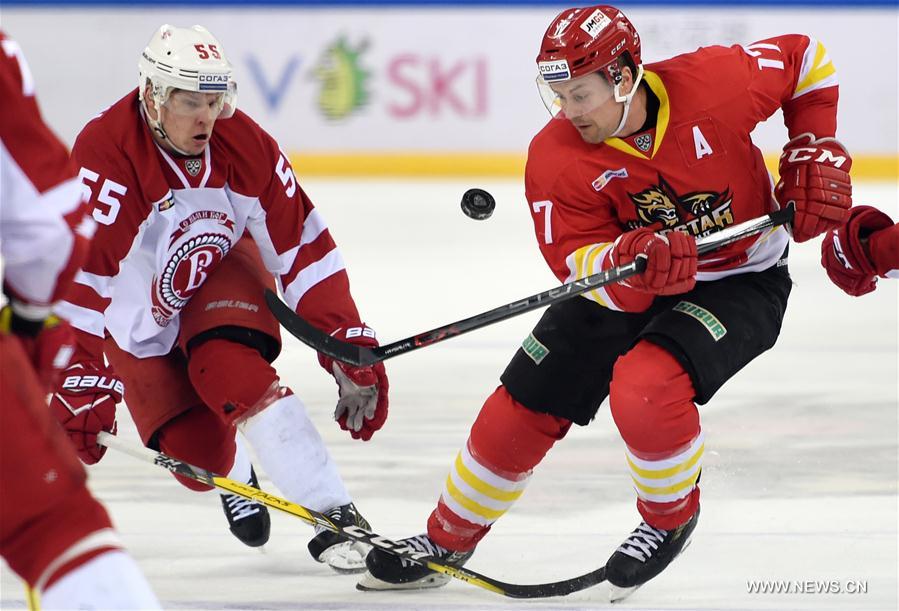 Beijing Kunlun Redstar loses to Vityaz Podolsk 2-1 in KHL