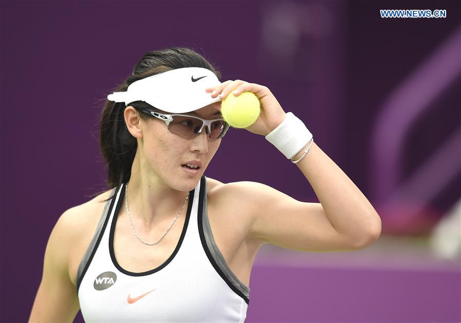 WTA Qatar Open: China's Zheng Saisai loses to Brengle