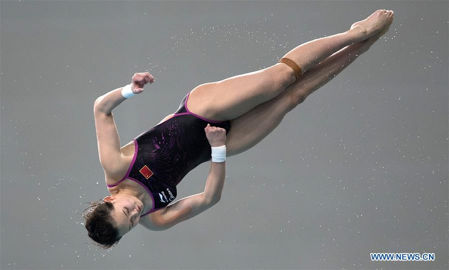 China claims three platform titles at FINA Diving World Series