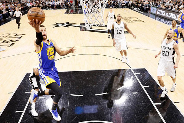 Warriors sweep Spurs to make NBA Finals on 