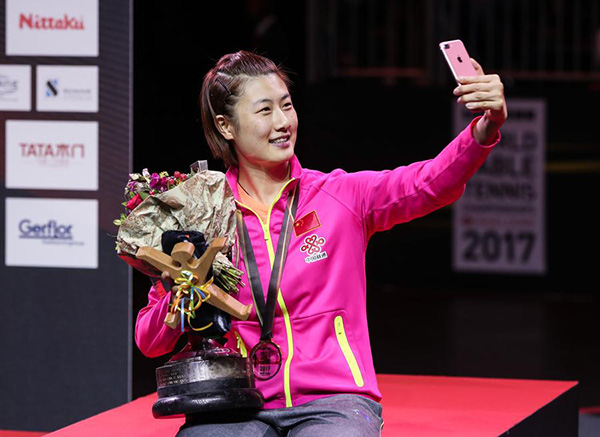 Ding Ning wins third women's singles title, Chinese duo crowned men's doubles champion