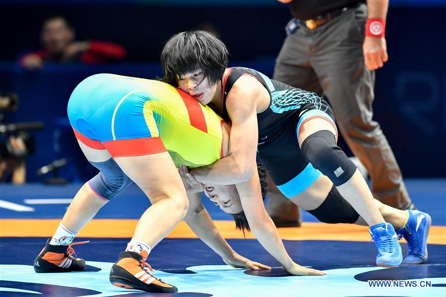 Women's 69kg wrestling match of FILA World Wrestling Championships