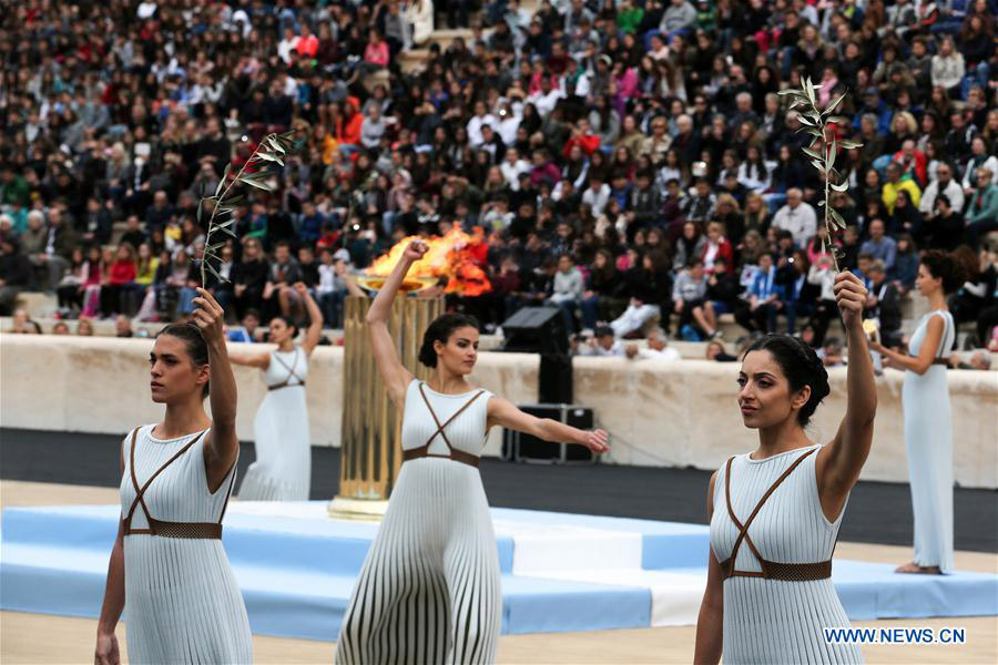 Greece hands over Olympic Flame to PyeongChang 2018 Winter Games organizers