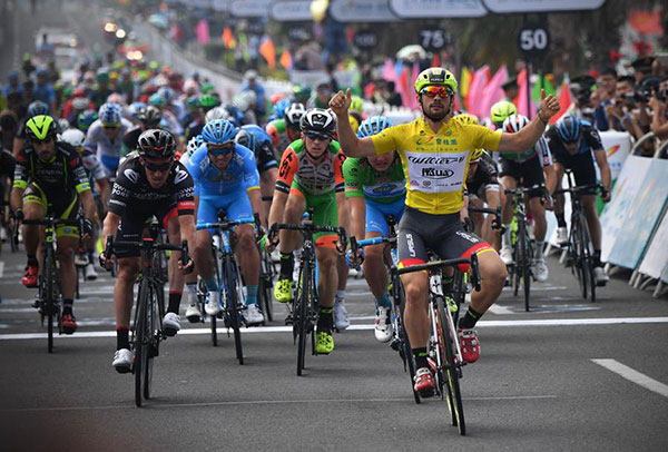 Mareczko wins another stage in Tour of Hainan cycling race