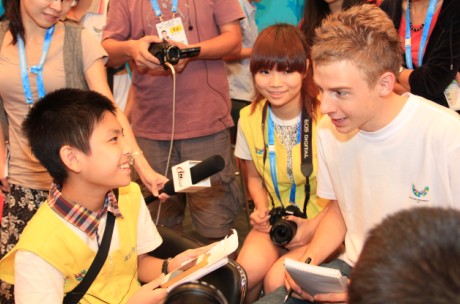Budding journalists a sensation at Universiade