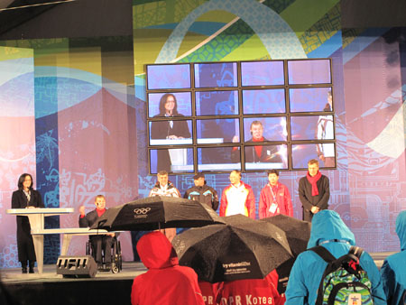 Welcoming ceremony for the Chinese delegation