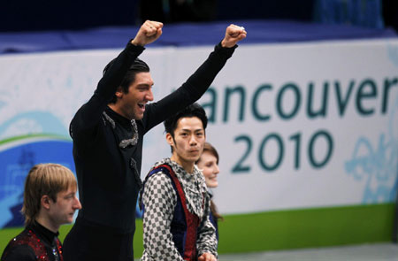 Lysacek wins men's singles figure skating for US