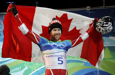 Canadian Montgomery wins men's skeleton gold