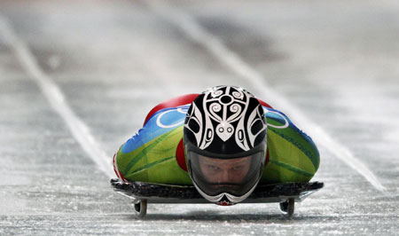 Canadian Montgomery wins men's skeleton gold