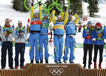 Sweden wins men's cross-country skiing relay