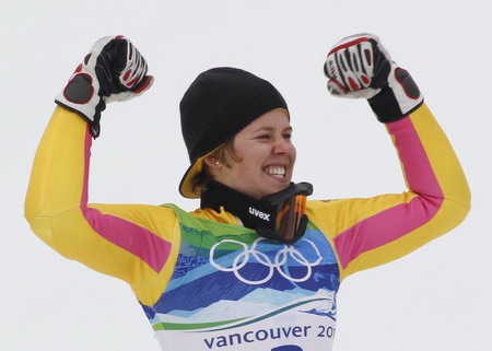 Rebensburg wins giant slalom