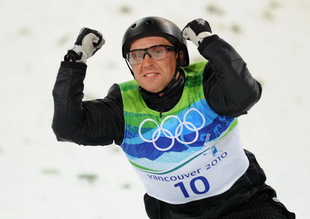 Grishin of Belarus flies to men's aerials gold