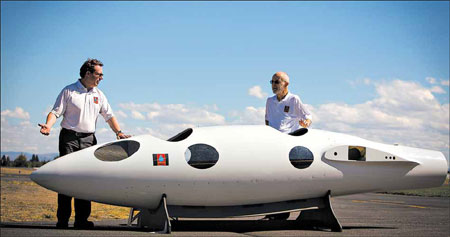 A glider built to study the ozone
