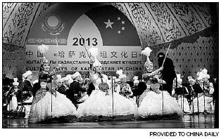 Kazahks bring top performers to China shows