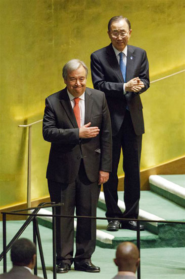 Portugal's Antonio Guterres appointed as new UN secretary-general