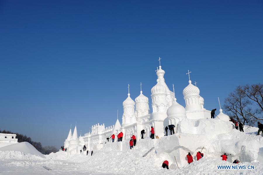 Snowy fairyland in China's Jilin