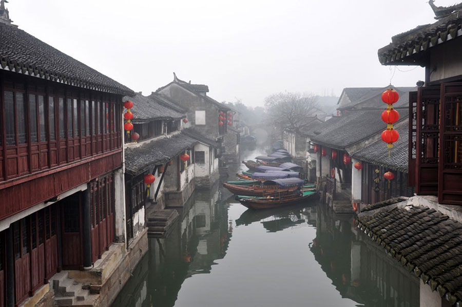 Trip to water town Zhouzhuang, China's Jiangsu