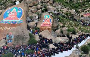 Shoton festival celebrated in Lhasa