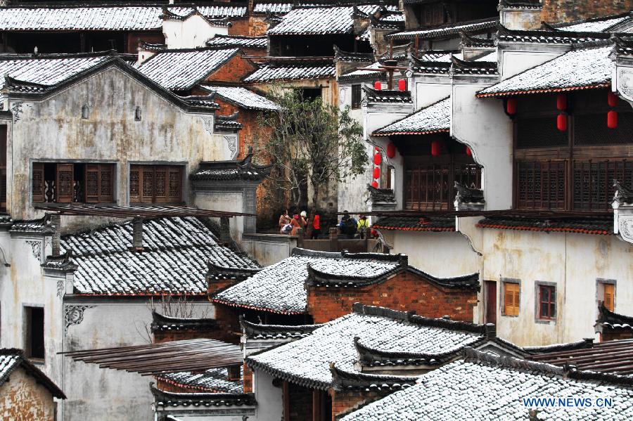 Scenery of ancient village in E China