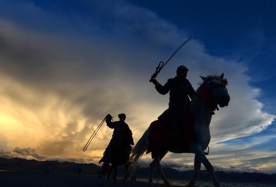 Picturesque Nam Co in Tibet