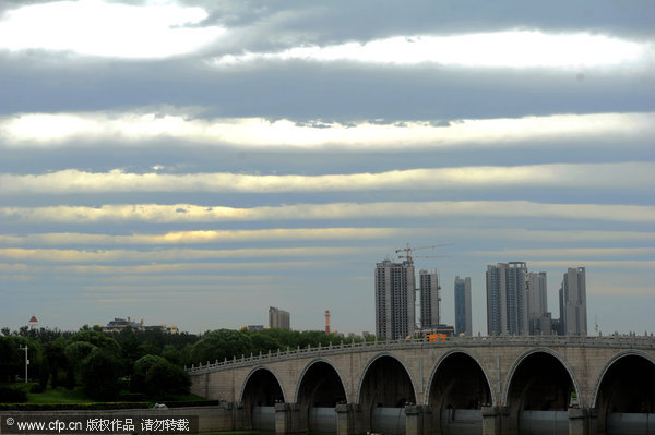 Beautiful clouds over Beijing