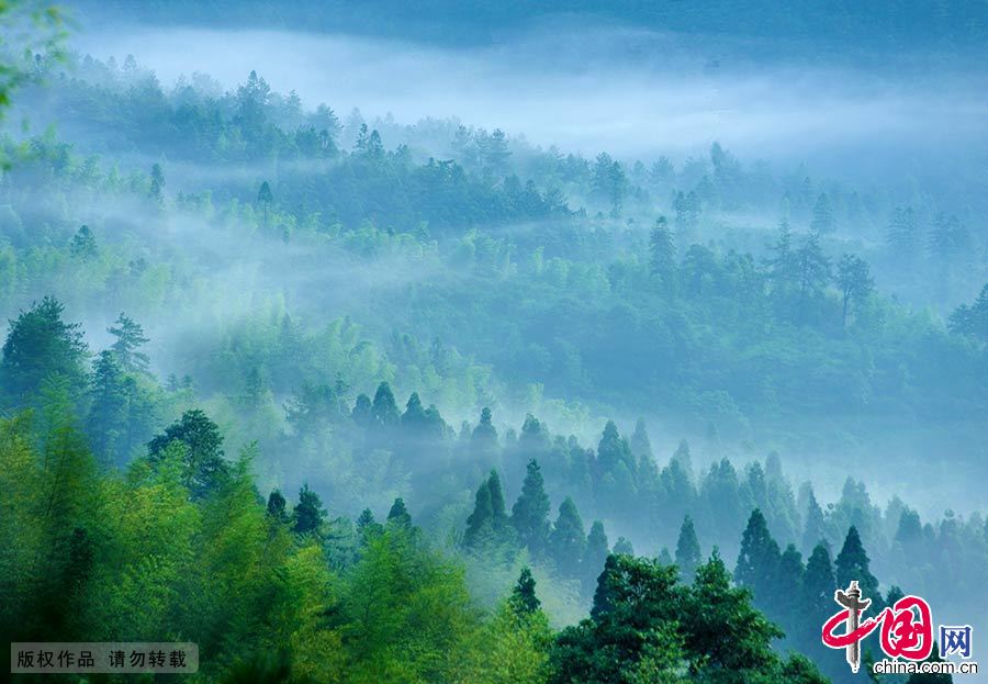 Scenery of Jinggang Mountain