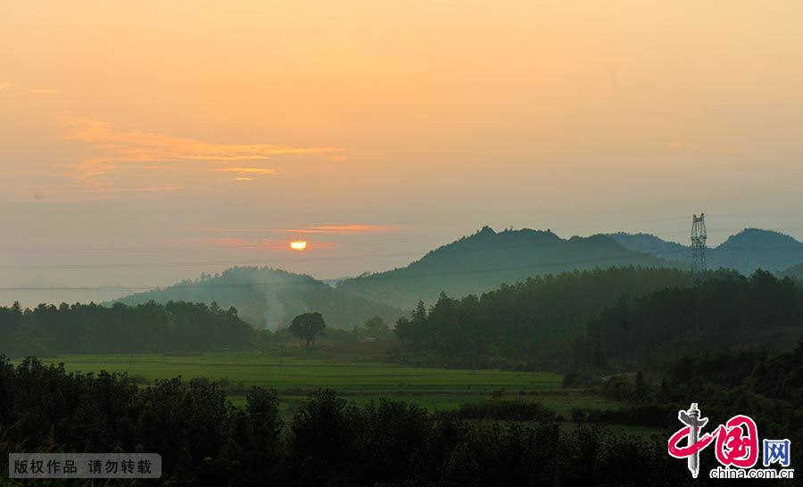 Scenery of Jinggang Mountain