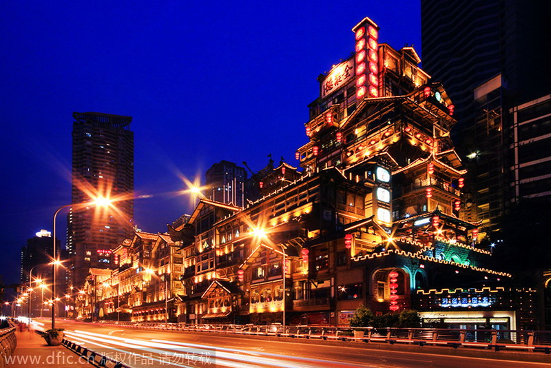 Top 10 most attractive Chinese cities at night