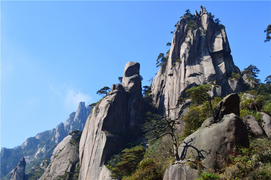 Exceptional scenery of Mount Sanqingshan