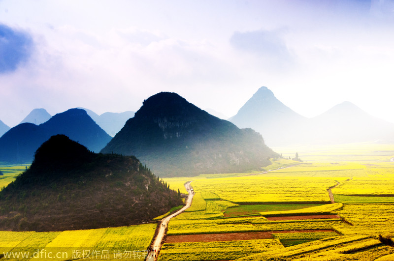 World's most colorful landscapes