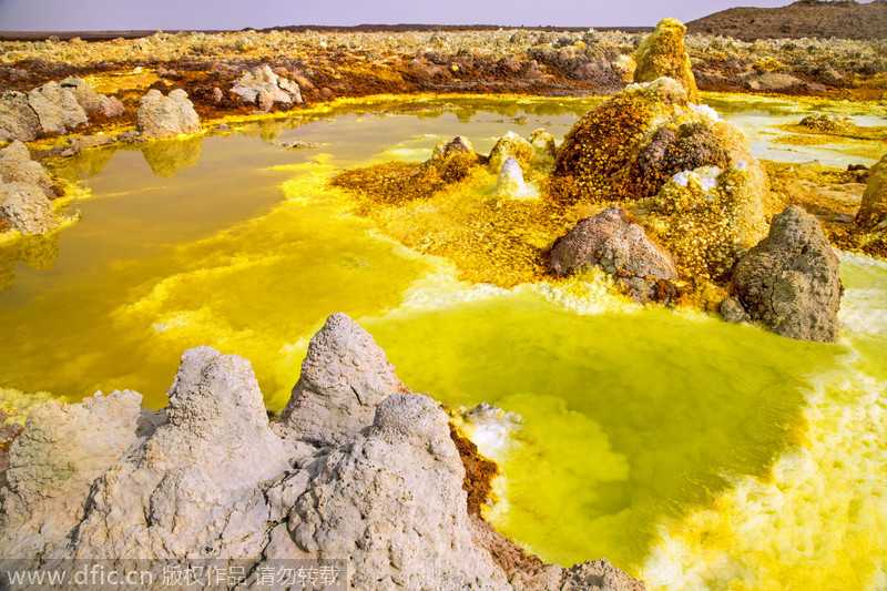 World's most colorful landscapes