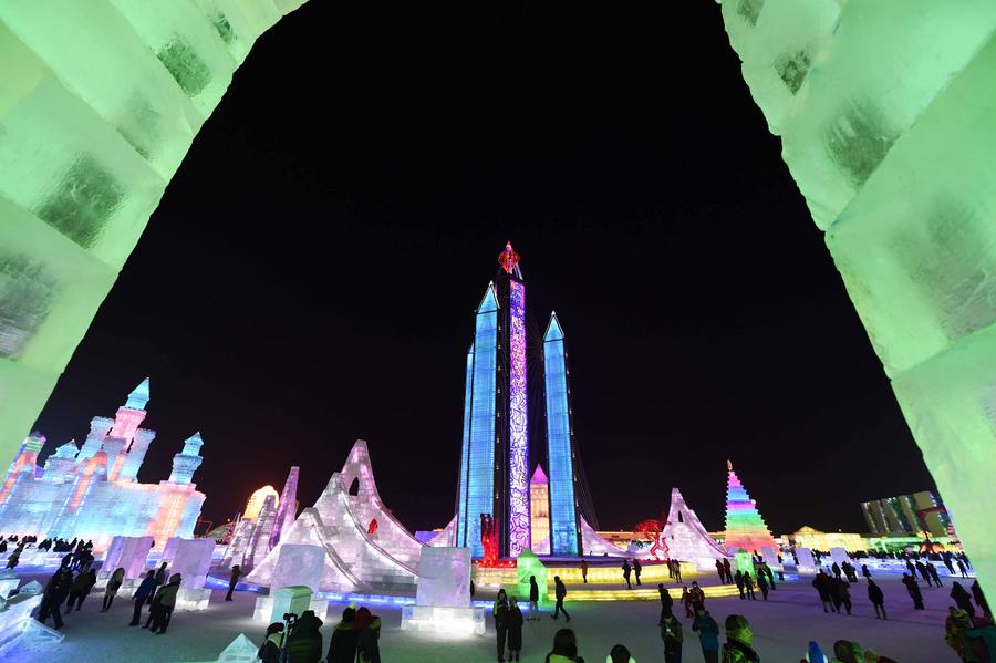 Harbin Int'l Ice and Snow Festival kicks off