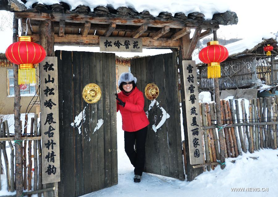 Tourism on snow develops in NE China