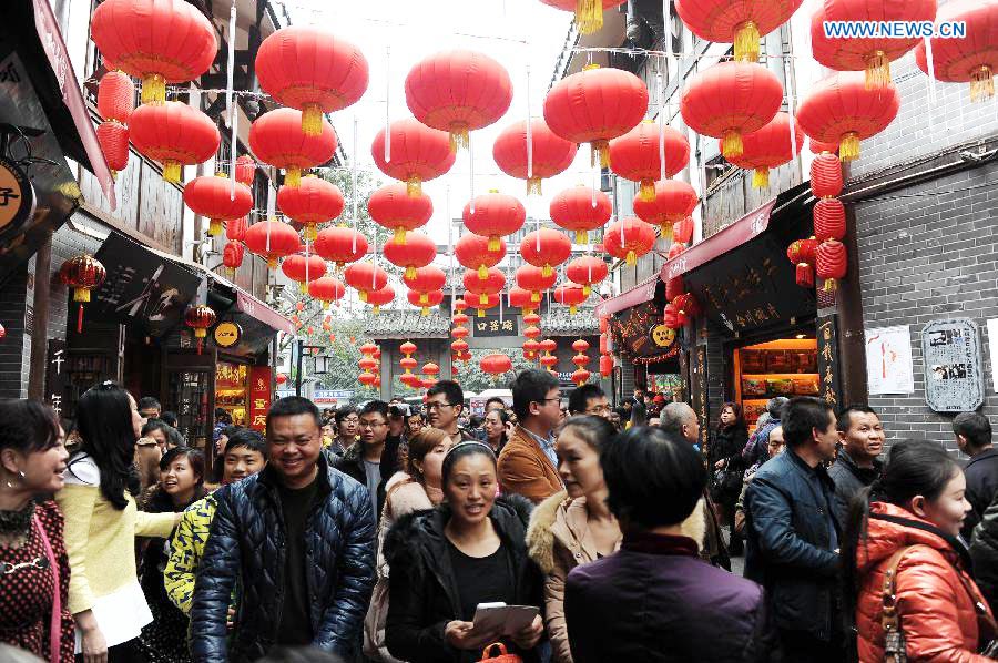 Chongqing's receives over 90,000 tourists during Spring Festival