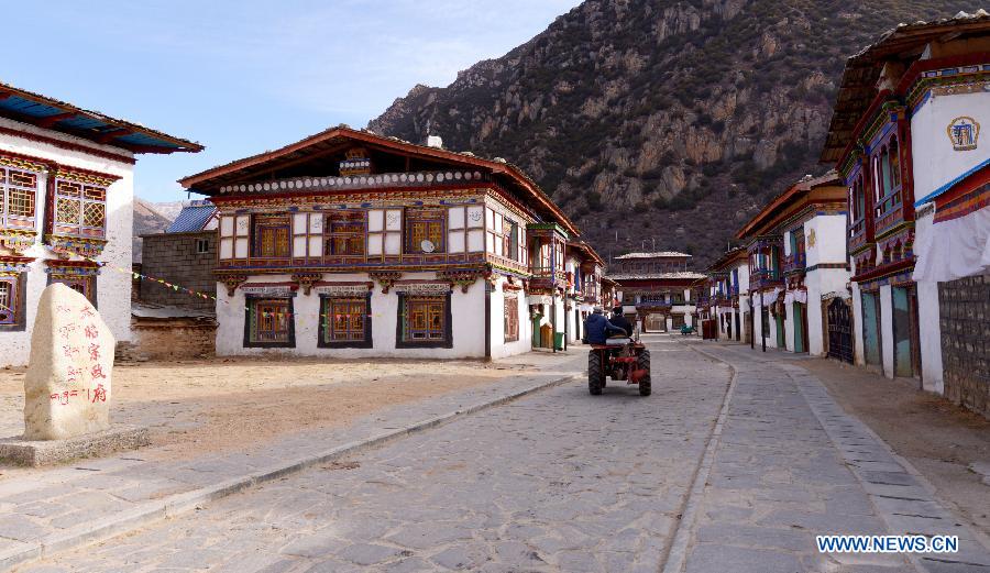 Taizhao ancient town in Tibet