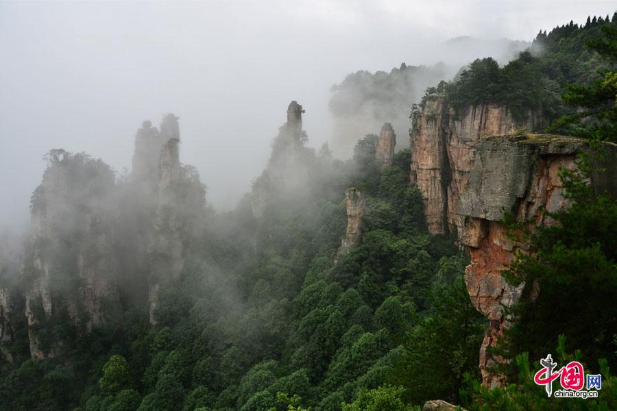 Wulingyuan Geopark in China's Zhangjiajie