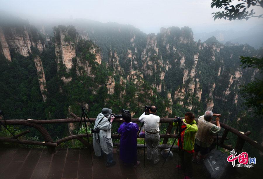 Wulingyuan Geopark in China's Zhangjiajie