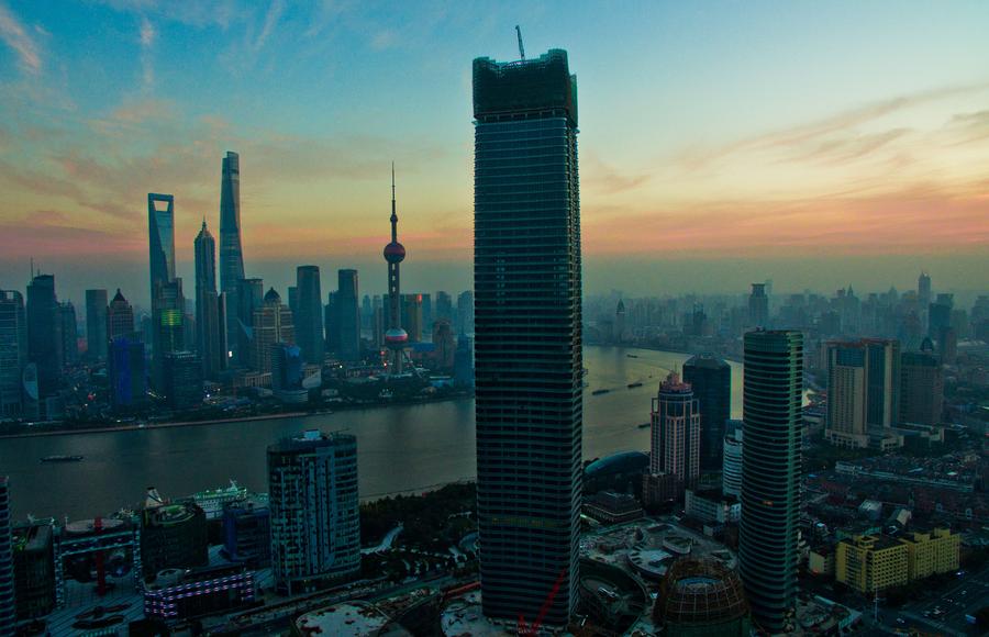 Baiyulan Plaza: highest building in Puxi of Shanghai