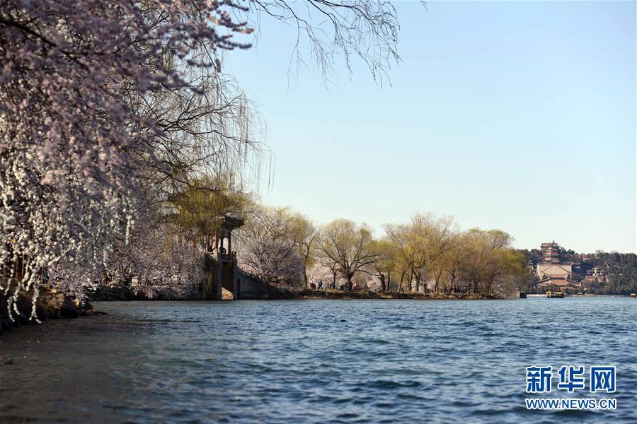Spring scenery of Summer Palace in Beijing