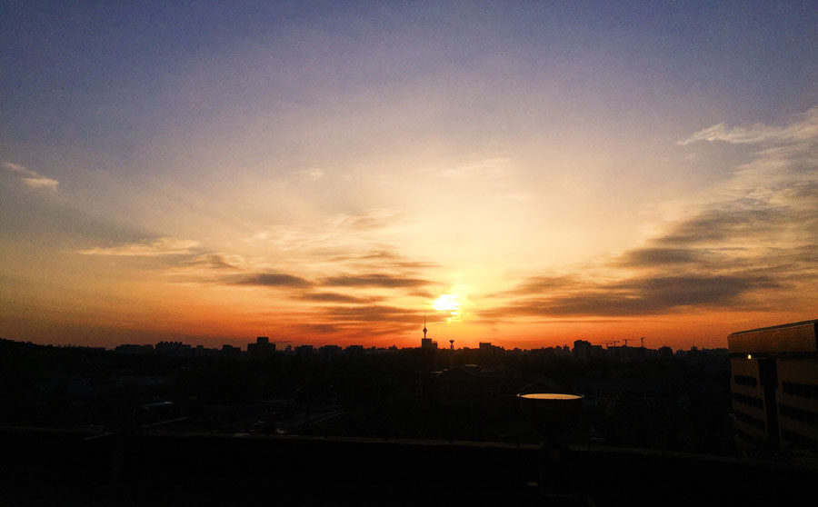 Sunrise in Beijing