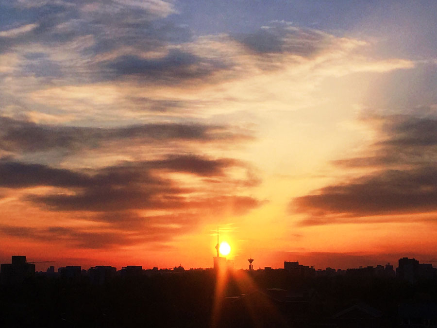 Sunrise in Beijing
