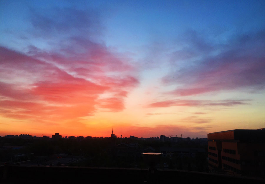 Sunrise in Beijing